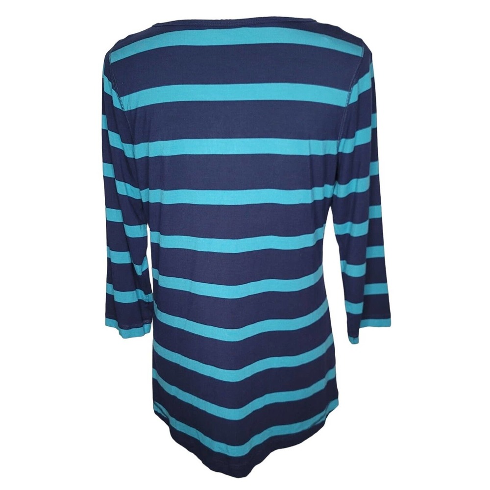 Tommy Bahama Striped Shirt Size M Blue - Picture 3 of 5
